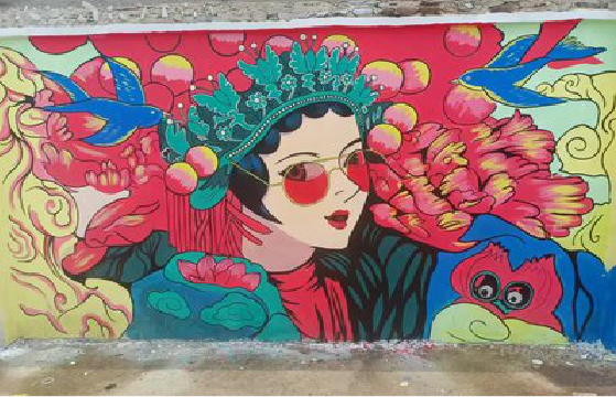 江津墙体彩绘-网红墙