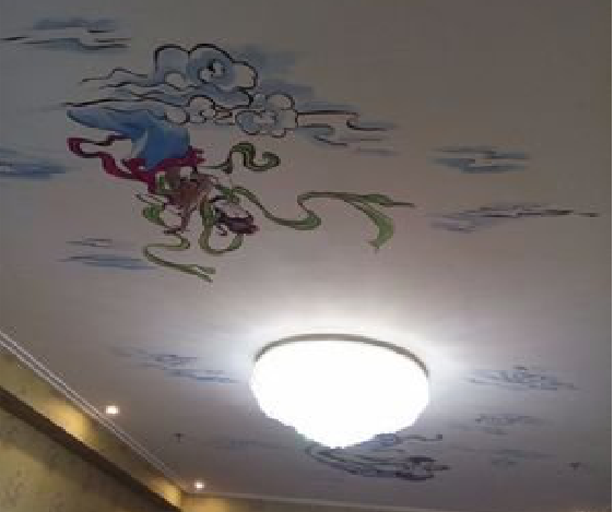 江津如何快速绘制天花板上的手绘墙？