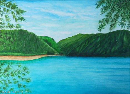 江津在墙绘中，如何绘画绿水青山？