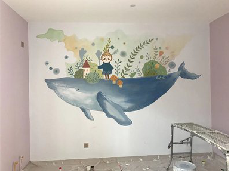 江津手绘墙的特点及优势。